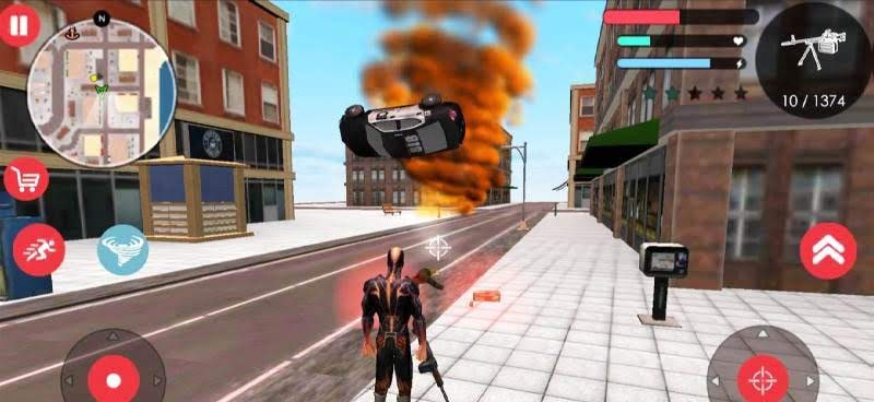 Immortal Flame Tornado Hero Vegas Crime Vice Sim 2 gameplay preview 1