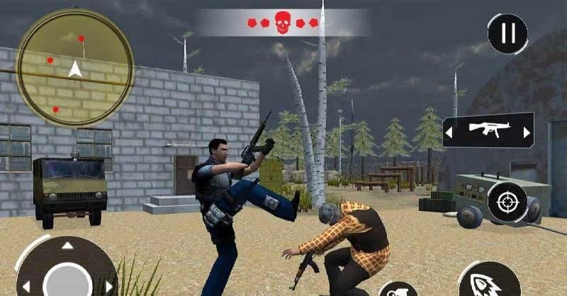 Swat FPS Force: Free Fire Gun Shooting gameplay screenshot 1