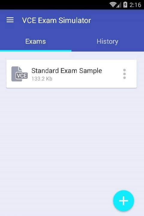 VCE Exam Simulator screenshot 1
