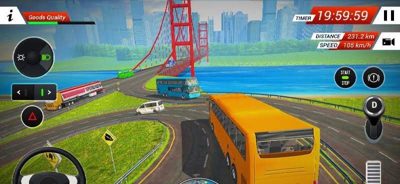 Coach Bus Driving Simulator 2018 screenshot 4