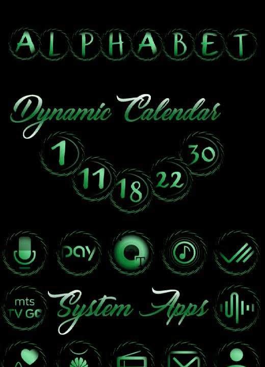 Black Army Emerald - Icon Pack - Fresh dashboard screenshot 4