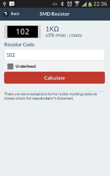 Resistance Calculator screenshot 3