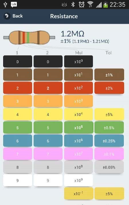 Resistance Calculator screenshot 1