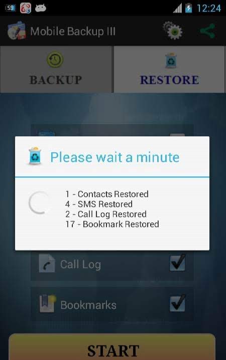 Mobile Backup 3 screenshot 4