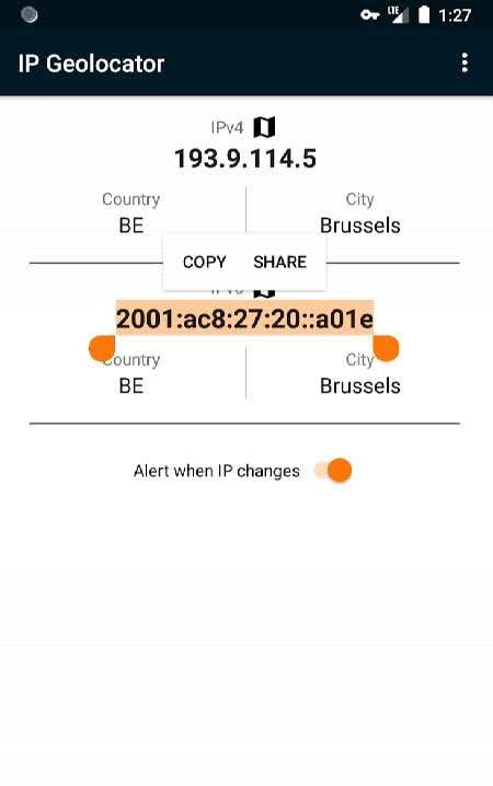 IP Address & Geolocation screenshot 2