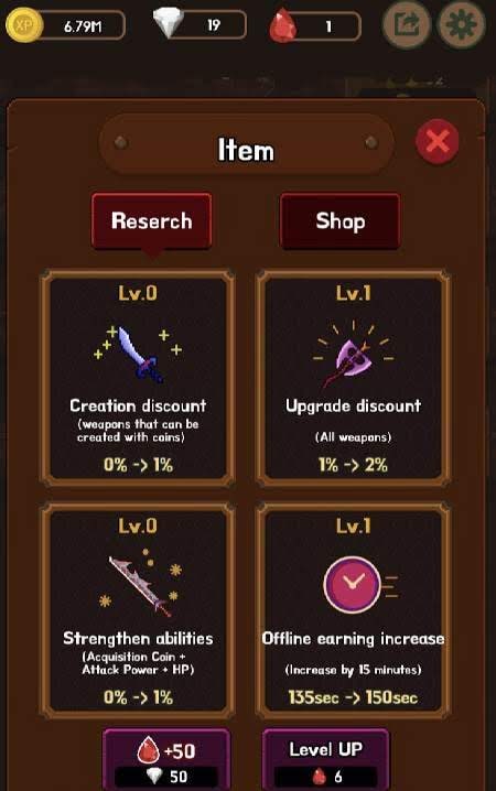 WeaponWar : Idle Merge Weapon gameplay screenshot 4