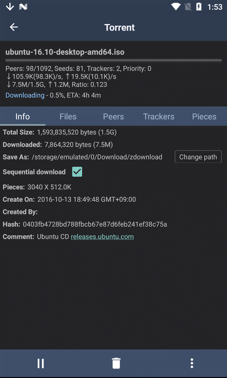 zetaTorrent Pro - Torrent App screenshot 4
