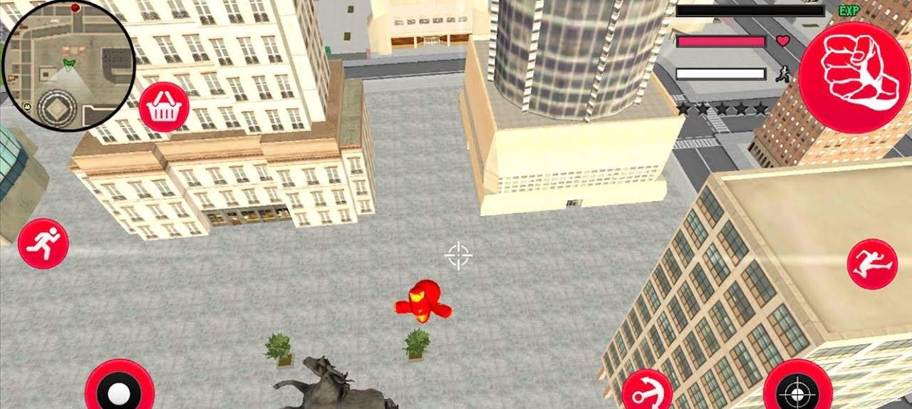 Iron Stickman Rope Hero War Gangstar OffRoad gameplay screenshot 4