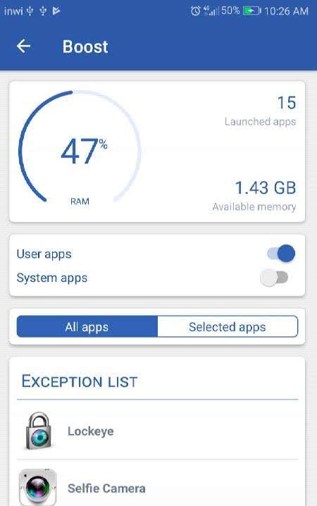 Cleantoo : Clear Cache & Close Apps screenshot 3