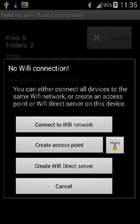 WiFi/WLAN Plugin for Totalcmd screenshot 2