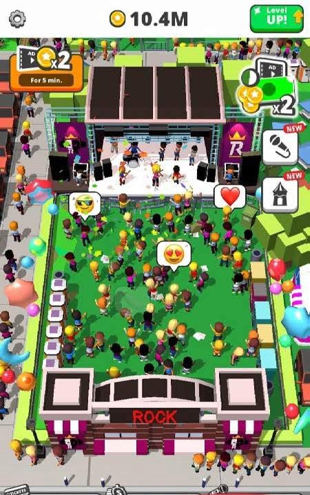 Idle Concert screenshot 1