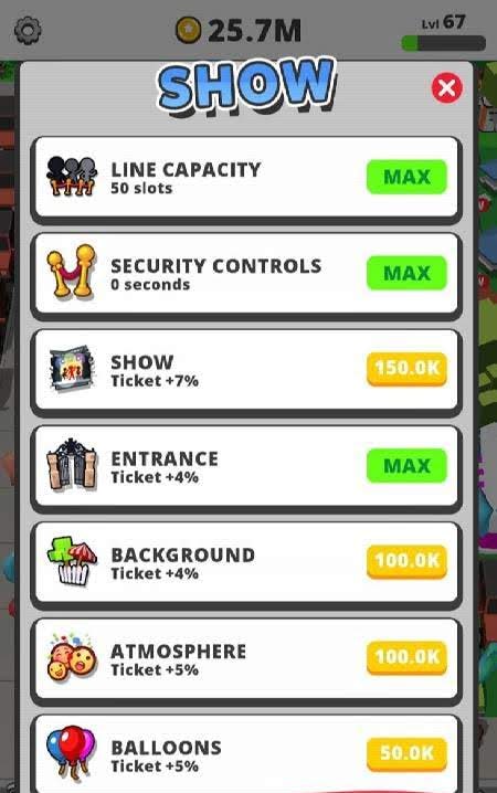 Idle Concert screenshot 4