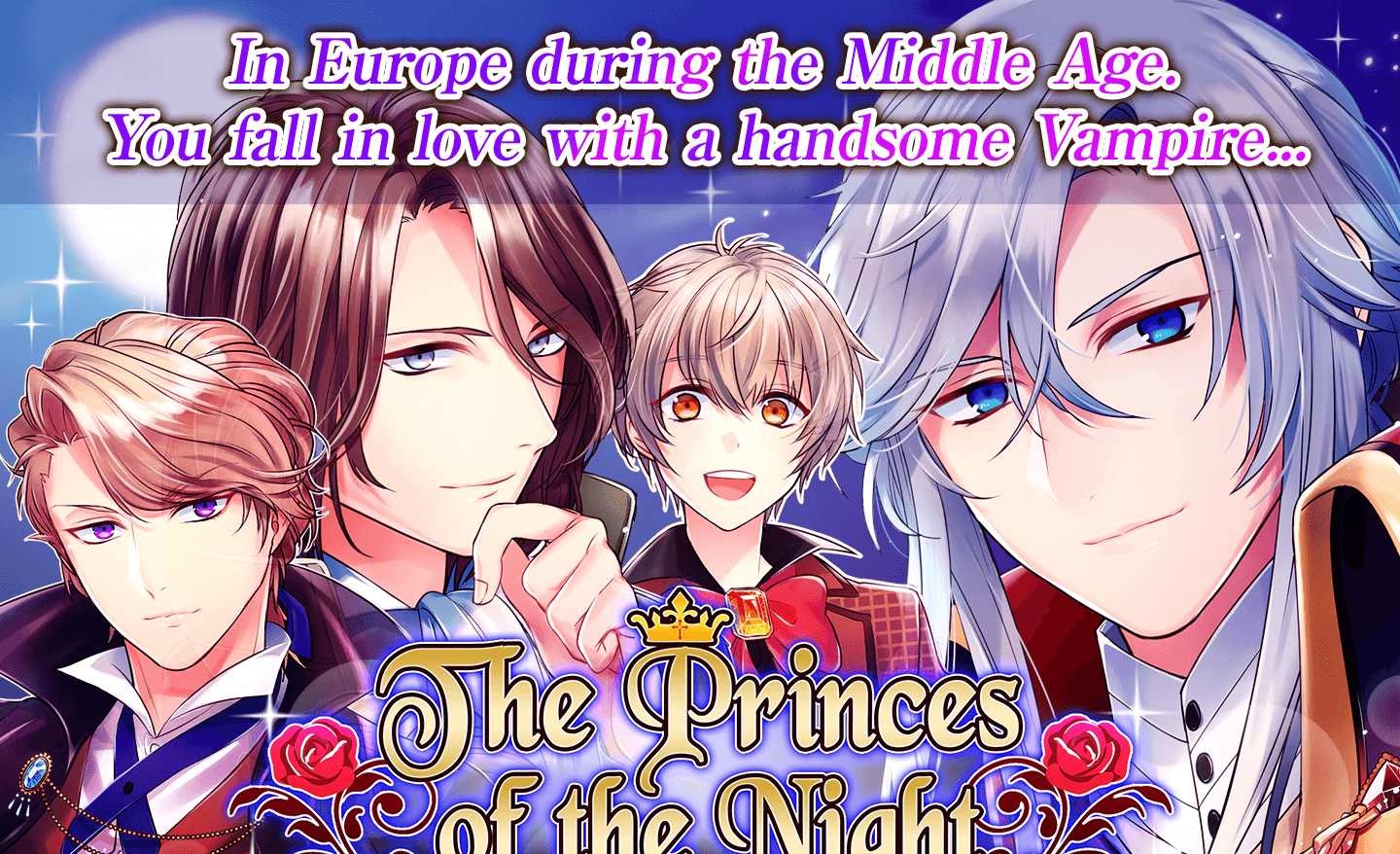 The Princes of the Night: Otome Games Dating Sim screenshot 3
