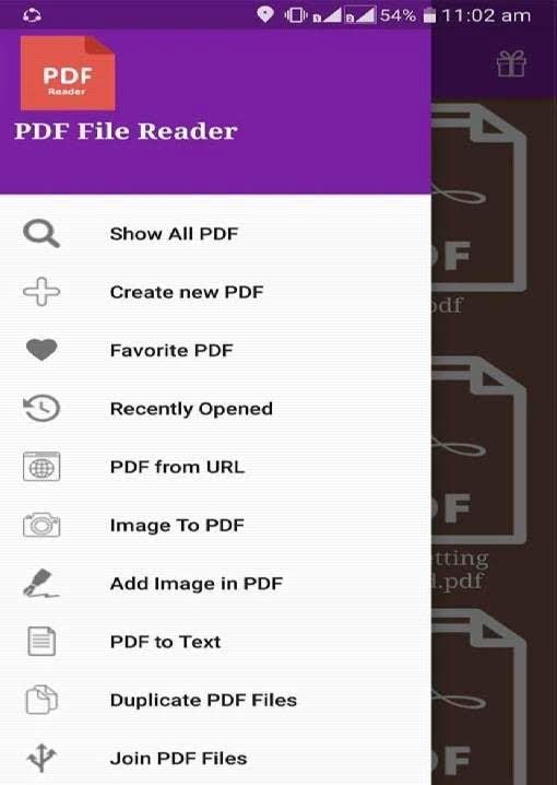 PDF File Reader screenshot 1