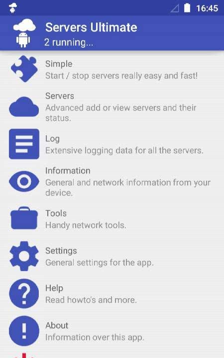 Servers Ultimate Pro screenshot 1