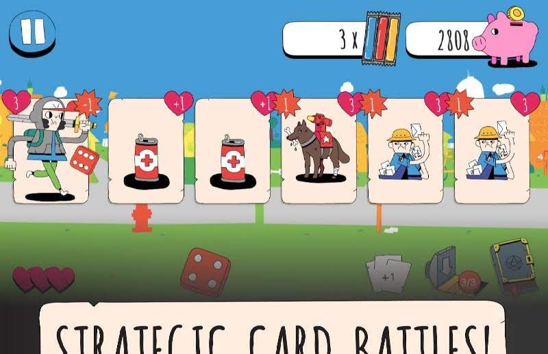 Knights of the Card Table - Dungeon Crawler gameplay screenshot 1