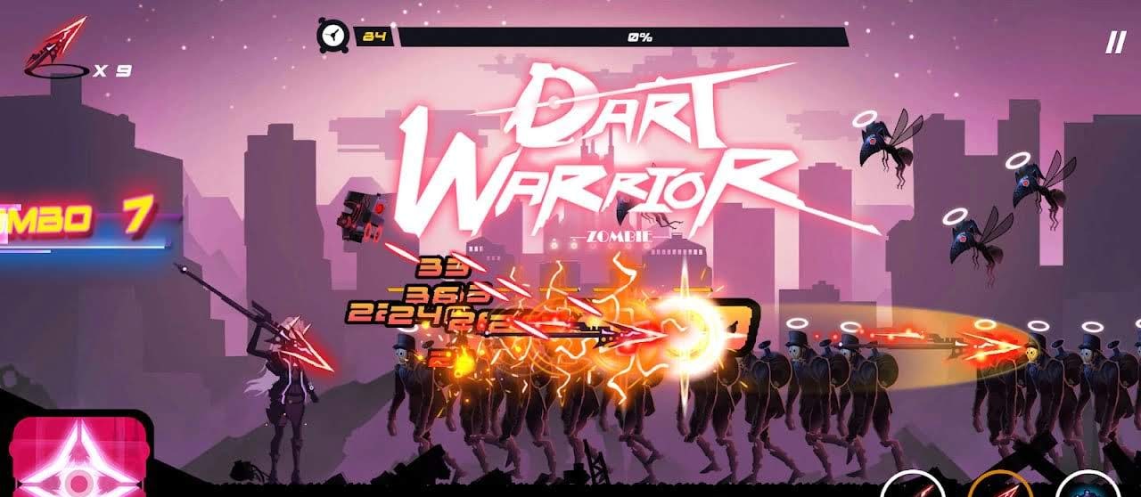 Dart Warrior - Zombie games, Archery screenshot 1