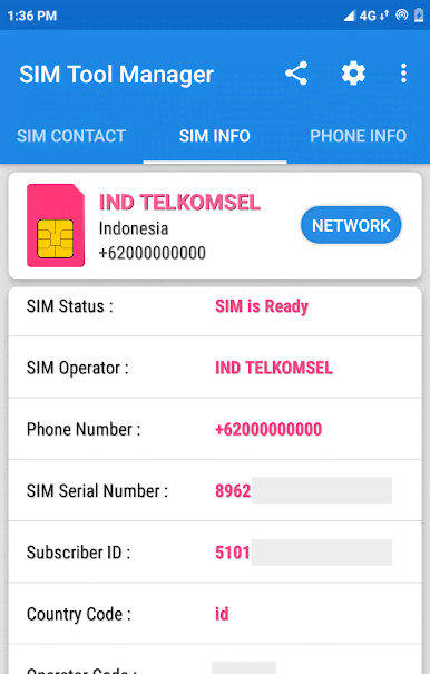 SIM Tool Manager screenshot 2