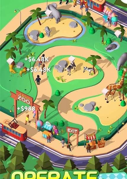 Idle Animals Kingdom - Wonder Zoo Tycoon screenshot 1