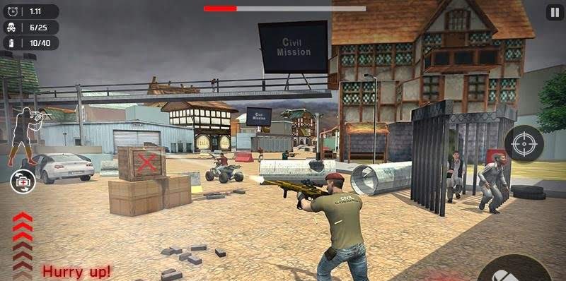 Cover Shoot 3D: Free Commando Game screenshot 2