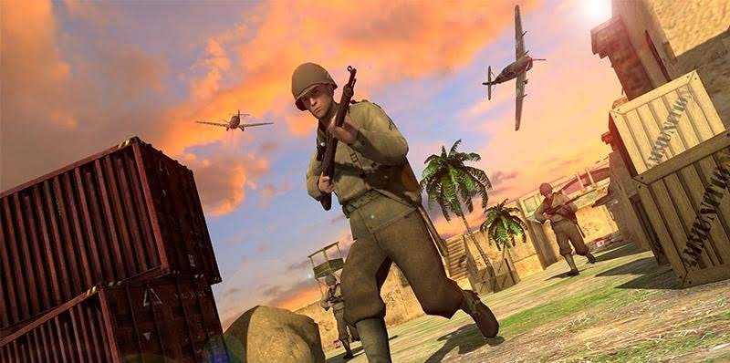 World War II FPS Shooting : Heroes of War gameplay screenshot 2