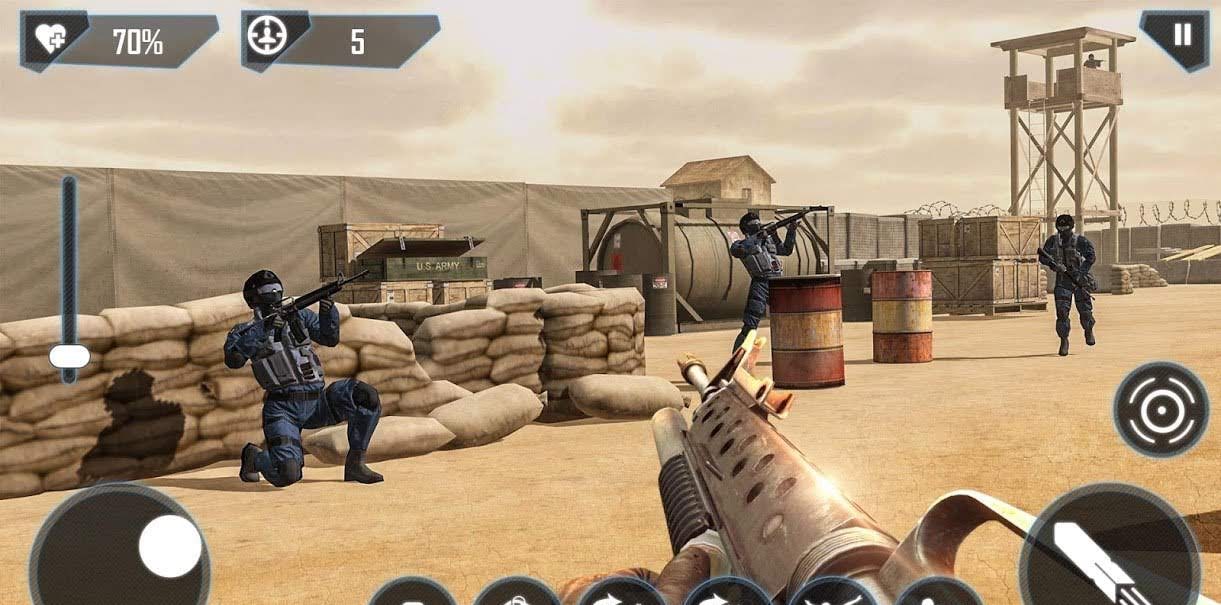 Modern FPS Combat Mission - Counter Terrorist Game gameplay screenshot 1