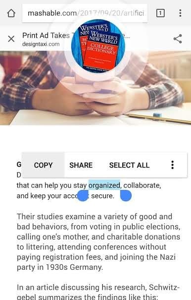 Webster's Dictionary+Thesaurus screenshot 3