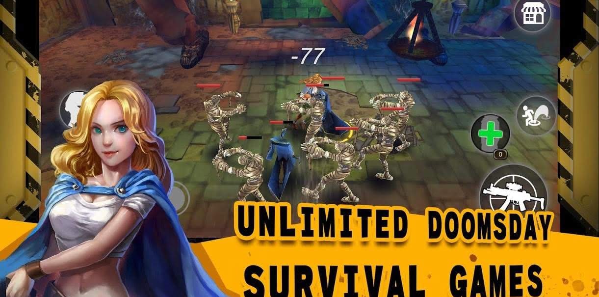 Zombie Invasion-Survival Games screenshot 1