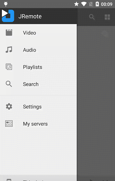JRemote2 screenshot 1