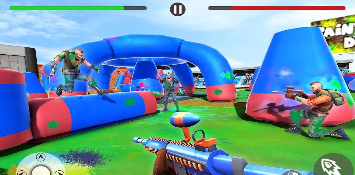 Army Squad Battleground - Paintball Shooting Game screenshot 4