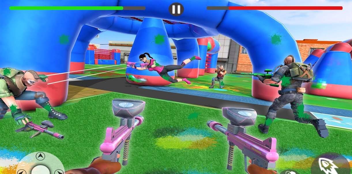 Army Squad Battleground - Paintball Shooting Game screenshot 2