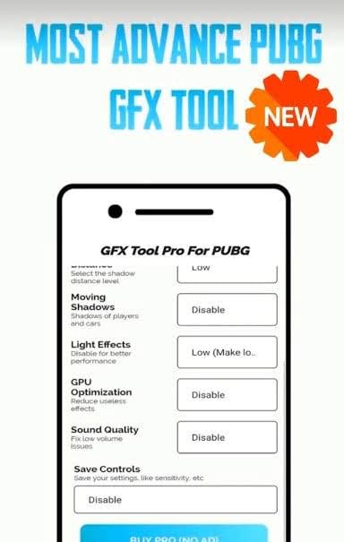 50X GFX Tool Pro For PUBG - No Ban, No Ads screenshot 4