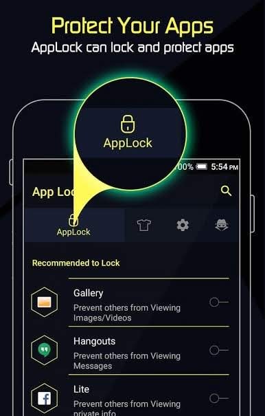 AppLock - Incredible (Fingerprint - Pattern Lock) screenshot 1