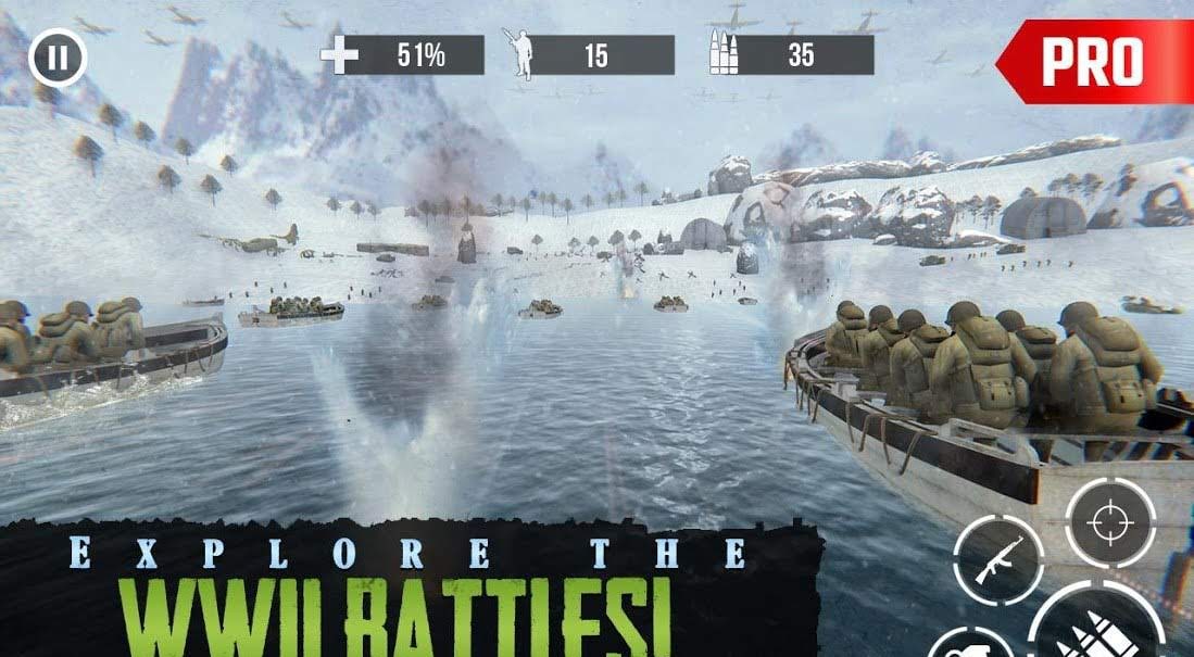 Call of Sniper Pro: World War 2 Sniper Games gameplay screenshot 1