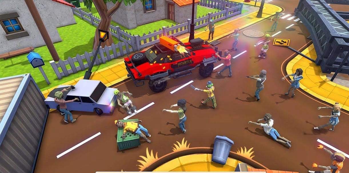 Zombie Squad: Crash Racing Pickup gameplay screenshot 3