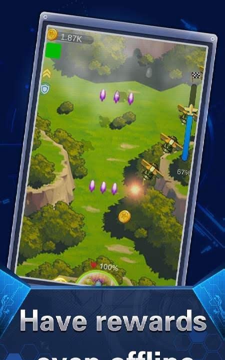 Airplane Defense: Idle Games Screenshot 2