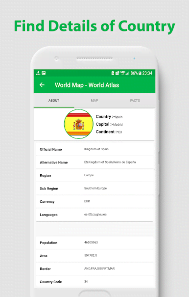 World Map Atlas 2019 - Offline World Map 2019 screenshot 4