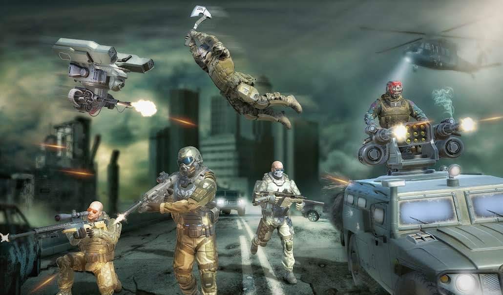 Country War : Battleground Survival Shooting Games screenshot 2
