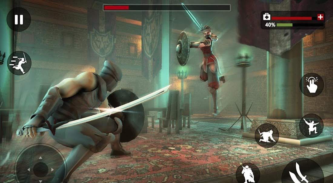 Ninja Samurai : Legend Hero Fighting gameplay screenshot 2