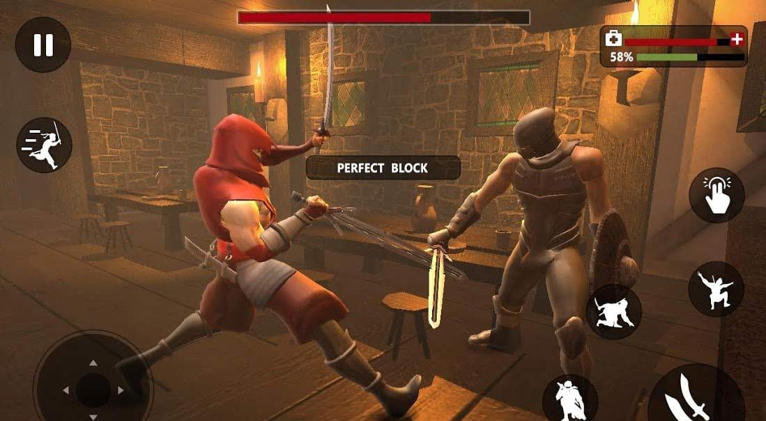 Ninja Samurai : Legend Hero Fighting gameplay screenshot 1
