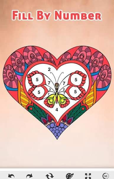Color By Number - Relaxing Free Coloring Book screenshot 3