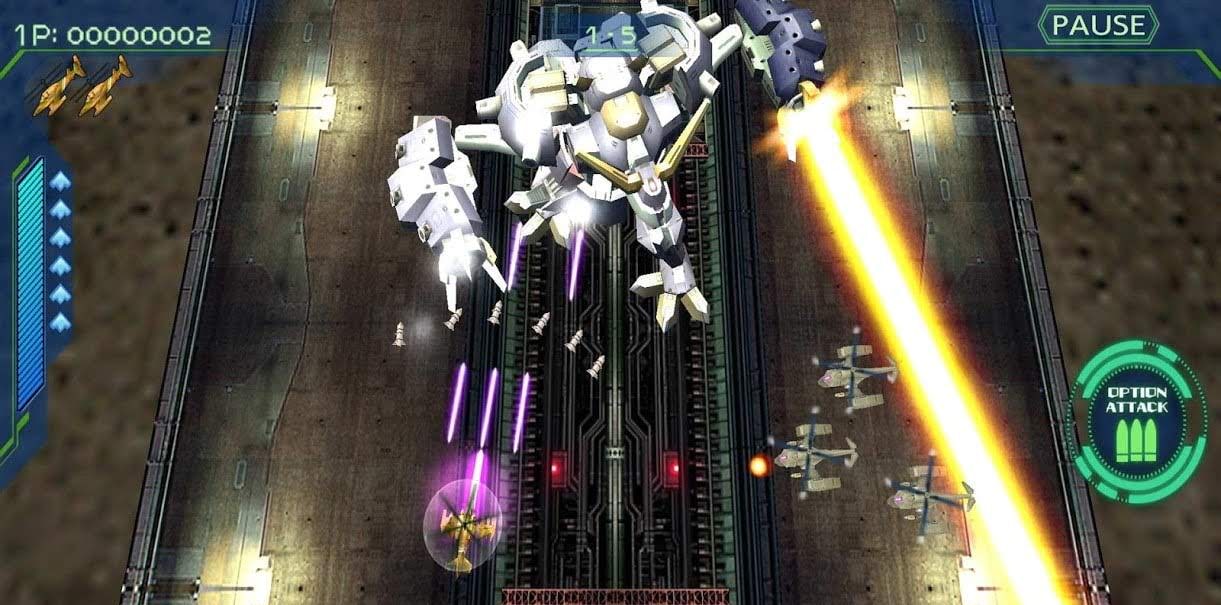 ZERO GUNNER 2 Classic gameplay screenshot 3