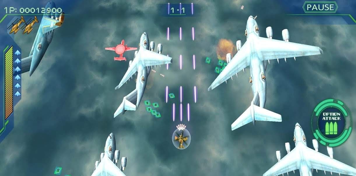 ZERO GUNNER 2 Classic gameplay screenshot 1