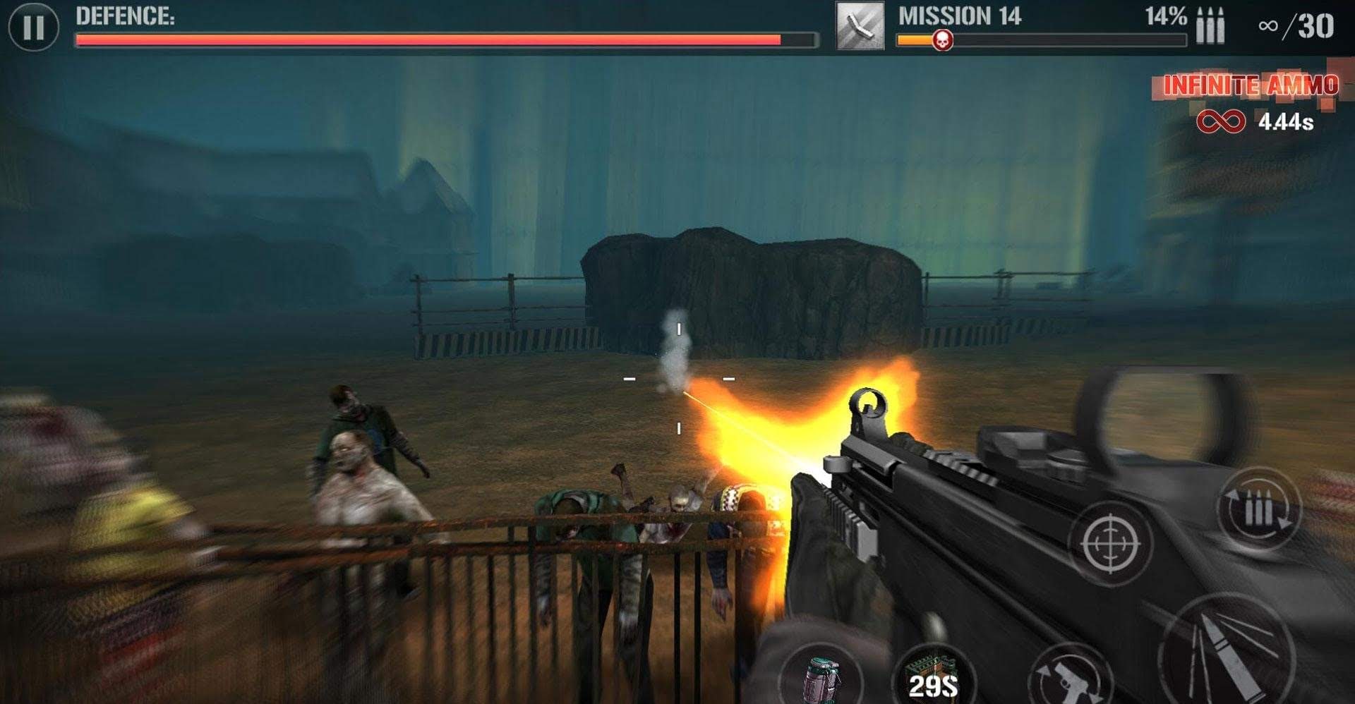 Zombie Defense Force: 3D Zombie Hunting King screenshot 1