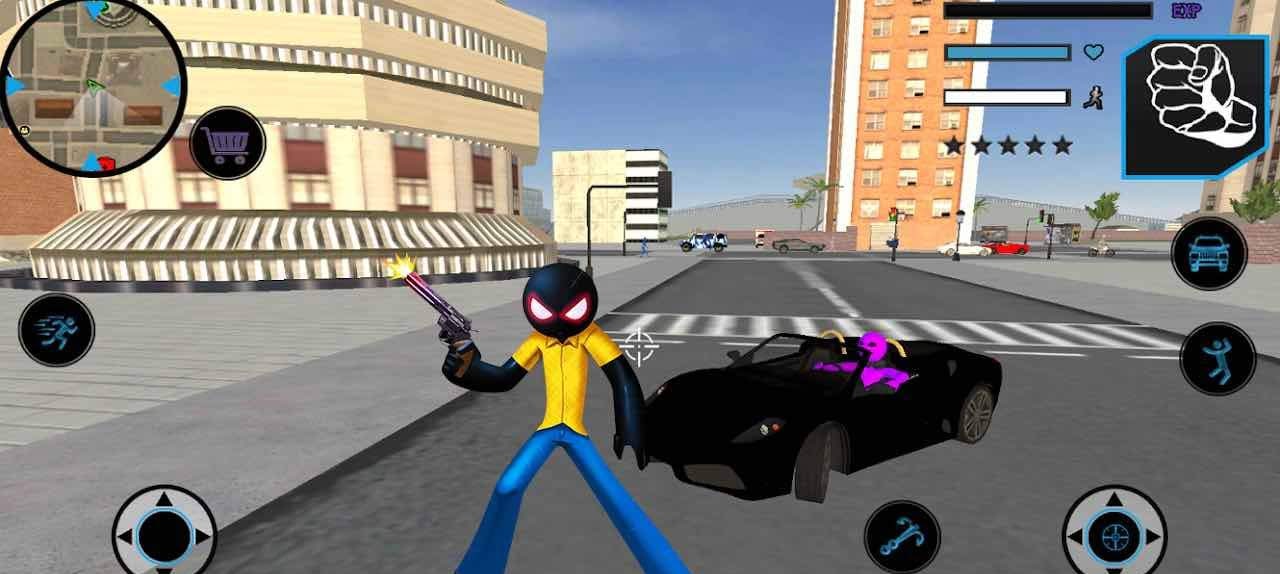 StickMan Rope Hero Vegas Mafia Fight To Survive screenshot 4