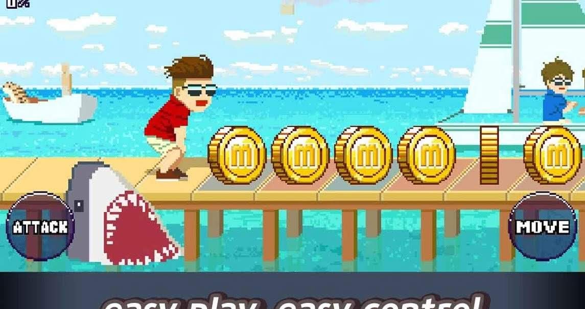 Maldives Friends : Pixel Flappy Fighter screenshot 4