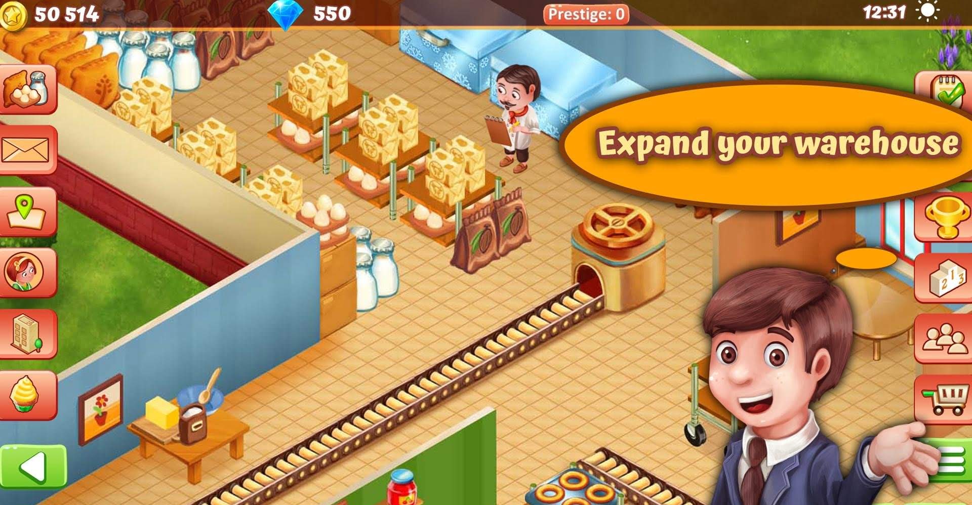 Idle Sweet Bakery - Cakes Factory screenshot 4