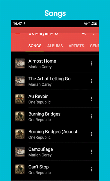 BX Music Player Pro - Tag Editor&Lyrics screenshot 2