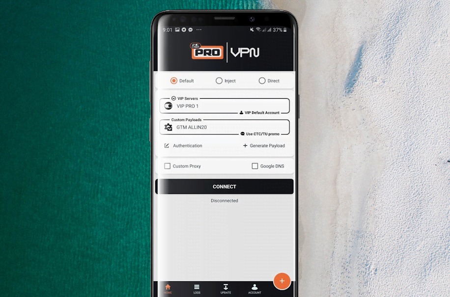 PhCyber VPN PRO screenshot 1