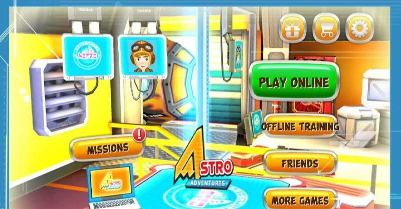 Astro Adventures Online Racing gameplay screenshot 1
